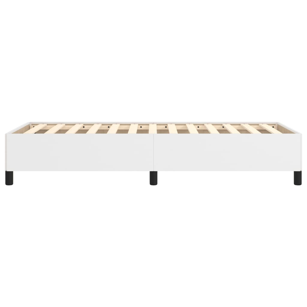 Okvir za krevet bijela 90x190 cm od umjetne kože