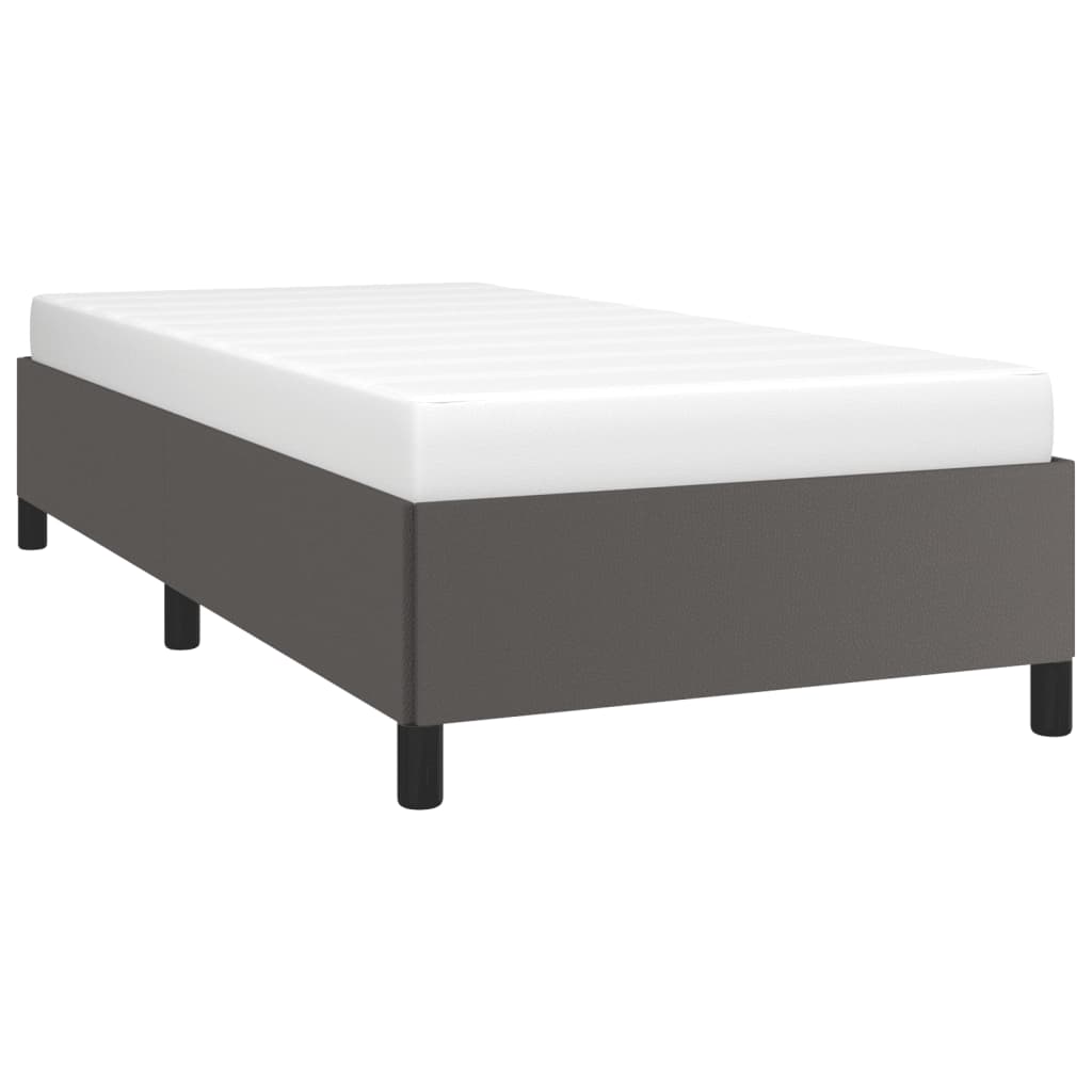 Okvir za krevet sivi 90x190 cm od umjetne kože