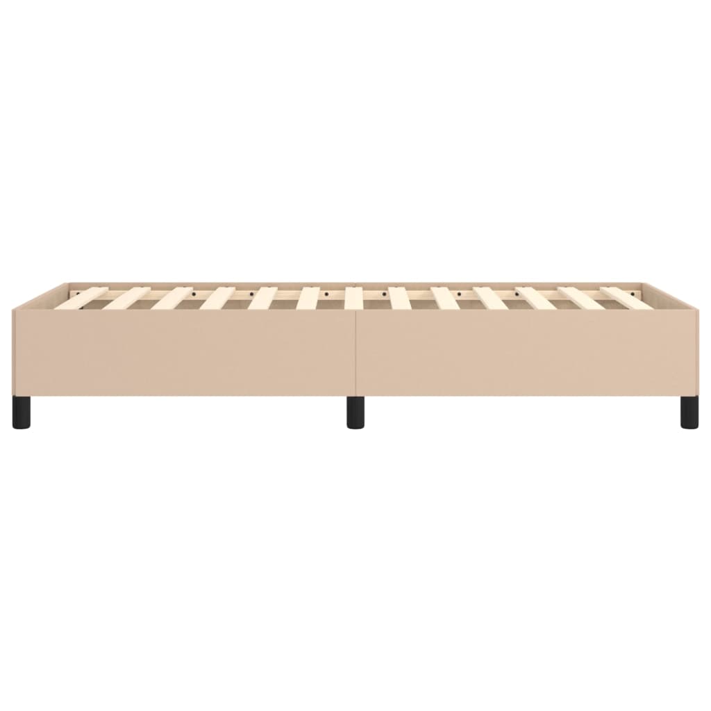 Okvir za krevet boja cappuccina 90x190 cm od umjetne kože