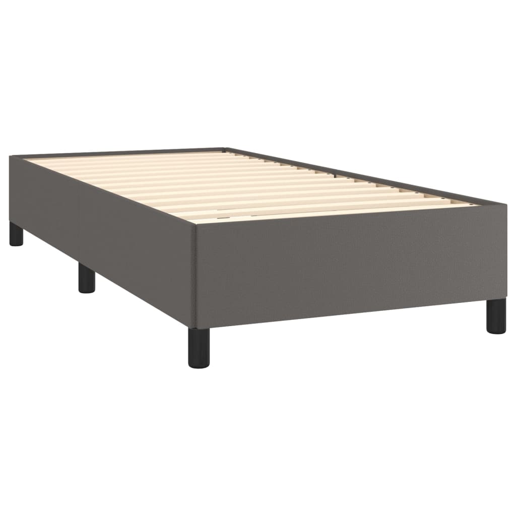 Okvir za krevet sivi 90x200 cm od umjetne kože