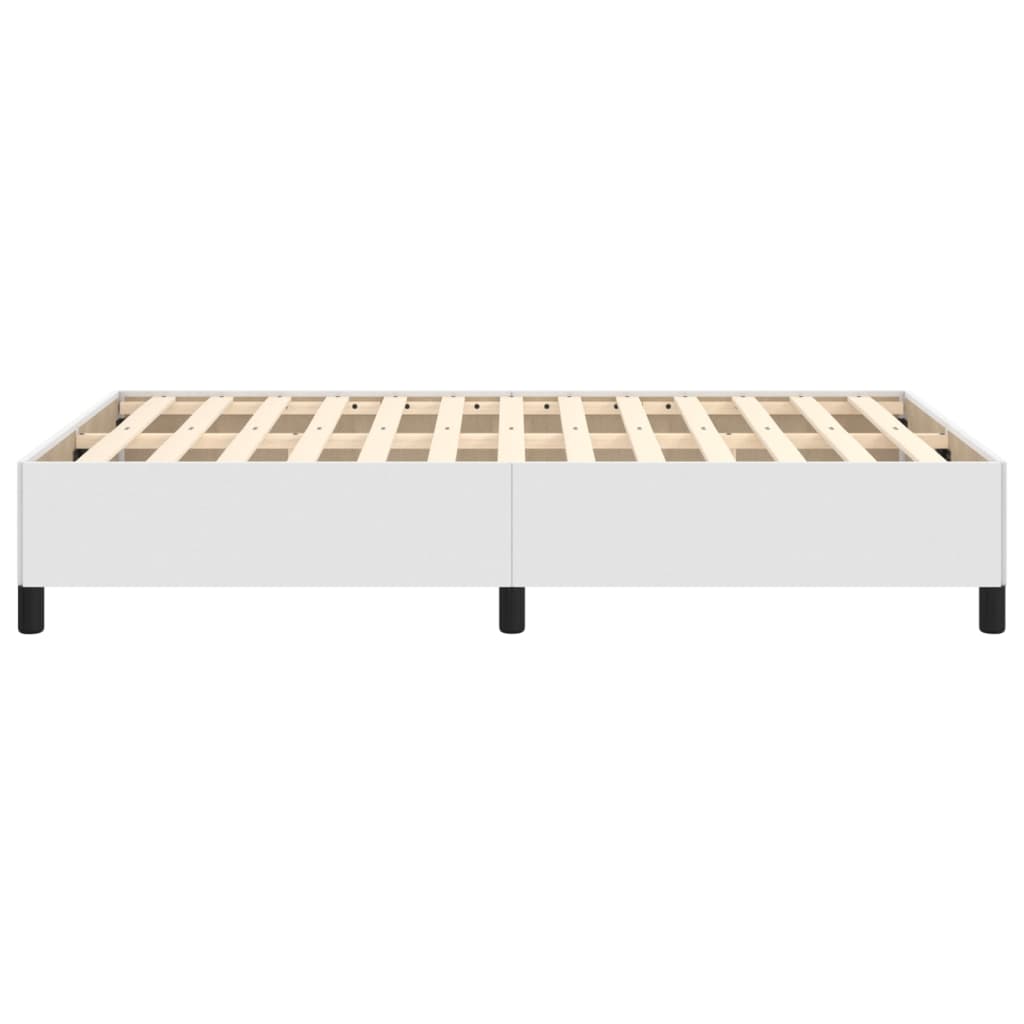 Okvir za krevet bijela 120x200 cm od umjetne kože