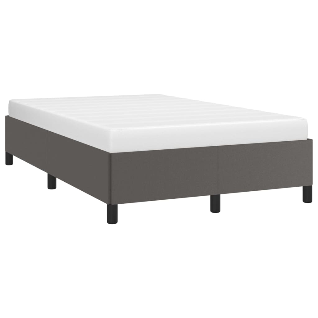 Okvir za krevet sivi 120x200 cm od umjetne kože