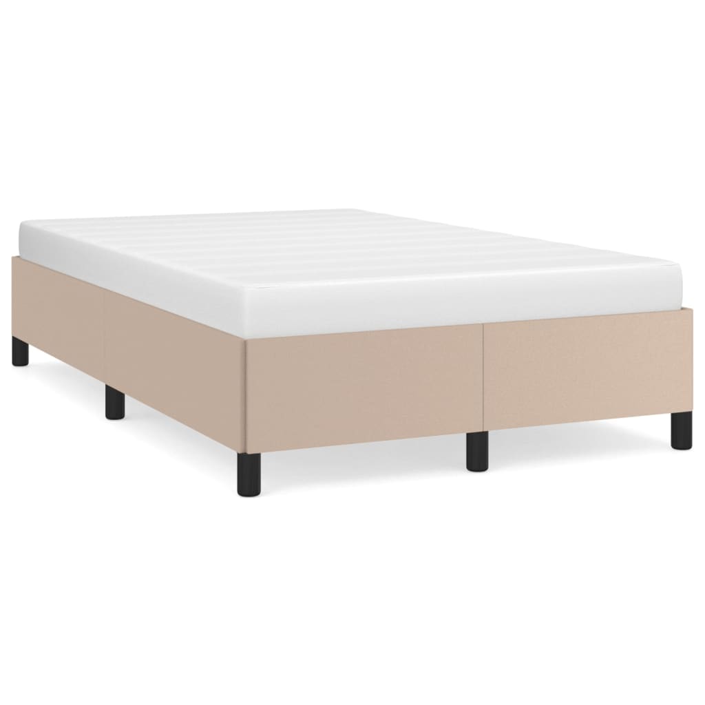 Okvir za krevet boja cappuccina 120x200 cm umjetna koža