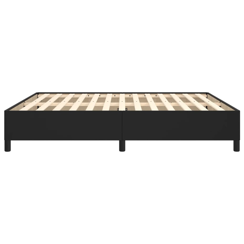 Okvir za krevet crni 160x200 cm od umjetne kože