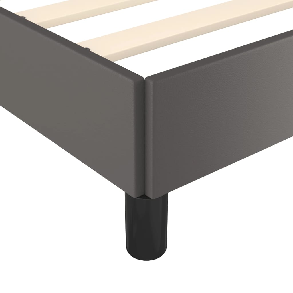 Okvir za krevet sivi 180x200 cm od umjetne kože