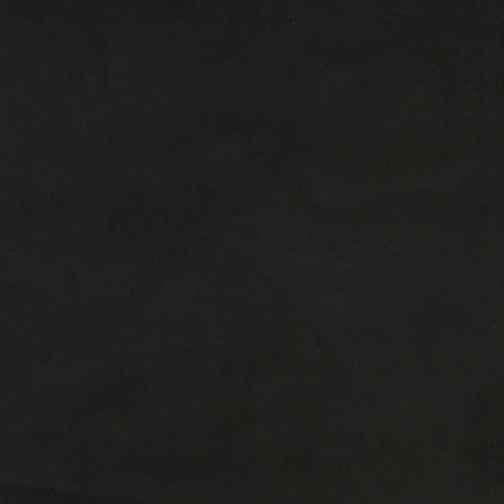 Okvir kreveta bez madraca crni 180x200 cm baršunasti