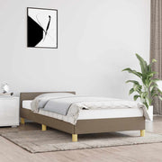 Okvir za krevet s uzglavljem bez madraca 80x200 cm tkanine