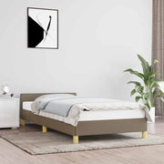 Okvir kreveta s uzglavljem bez madraca 90x200 cm od tkanine