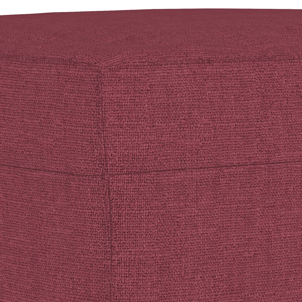 Tabure crvena boja vina 60 x 50 x 41 cm od tkanine
