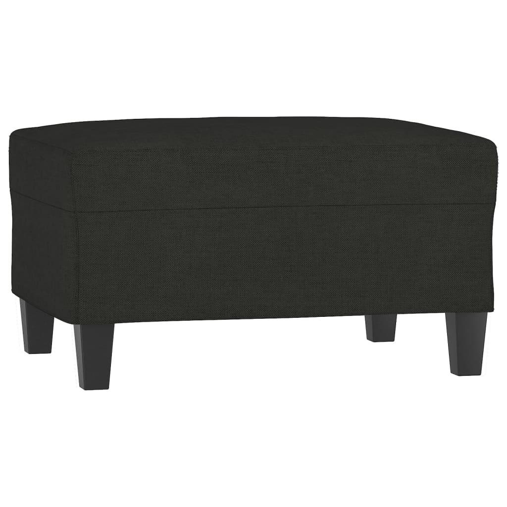 Tabure crni 70 x 55 x 41 cm od tkanine