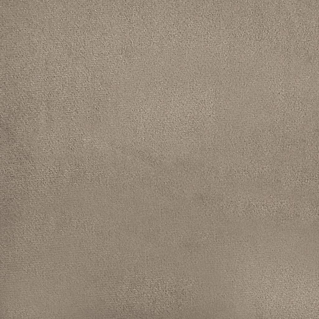 Tabure smeđesivi 70 x 55 x 41 cm od mikrovlakana