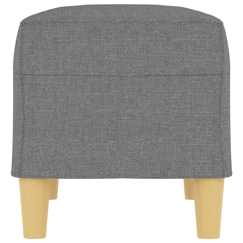 Klupa tamnosiva 70 x 35 x 41 cm od tkanine