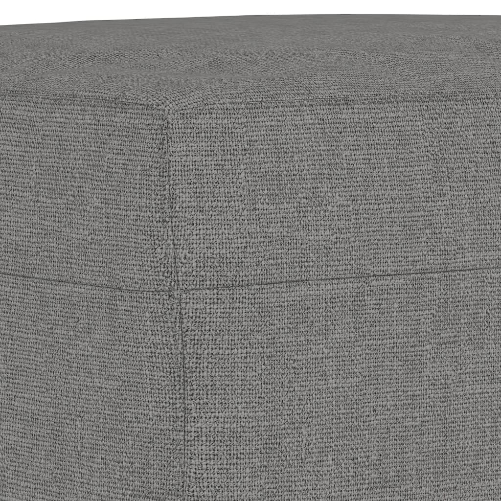 Klupa tamnosiva 70 x 35 x 41 cm od tkanine
