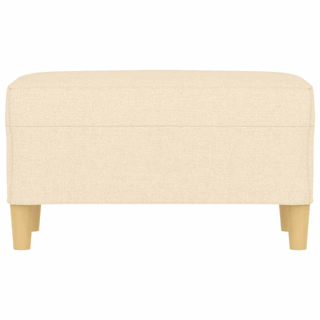 Klupa krem 70 x 35 x 41 cm od tkanine