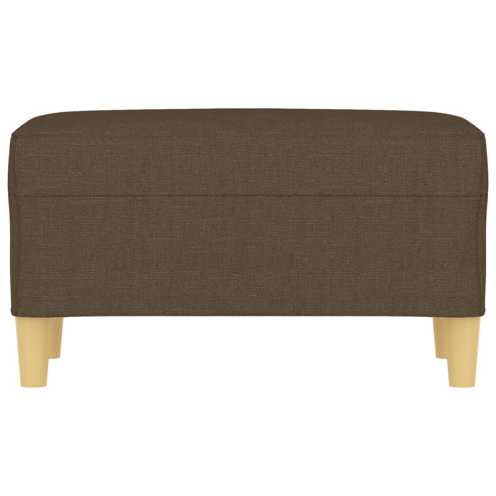 Klupa smeđa 70 x 35 x 41 cm od tkanine