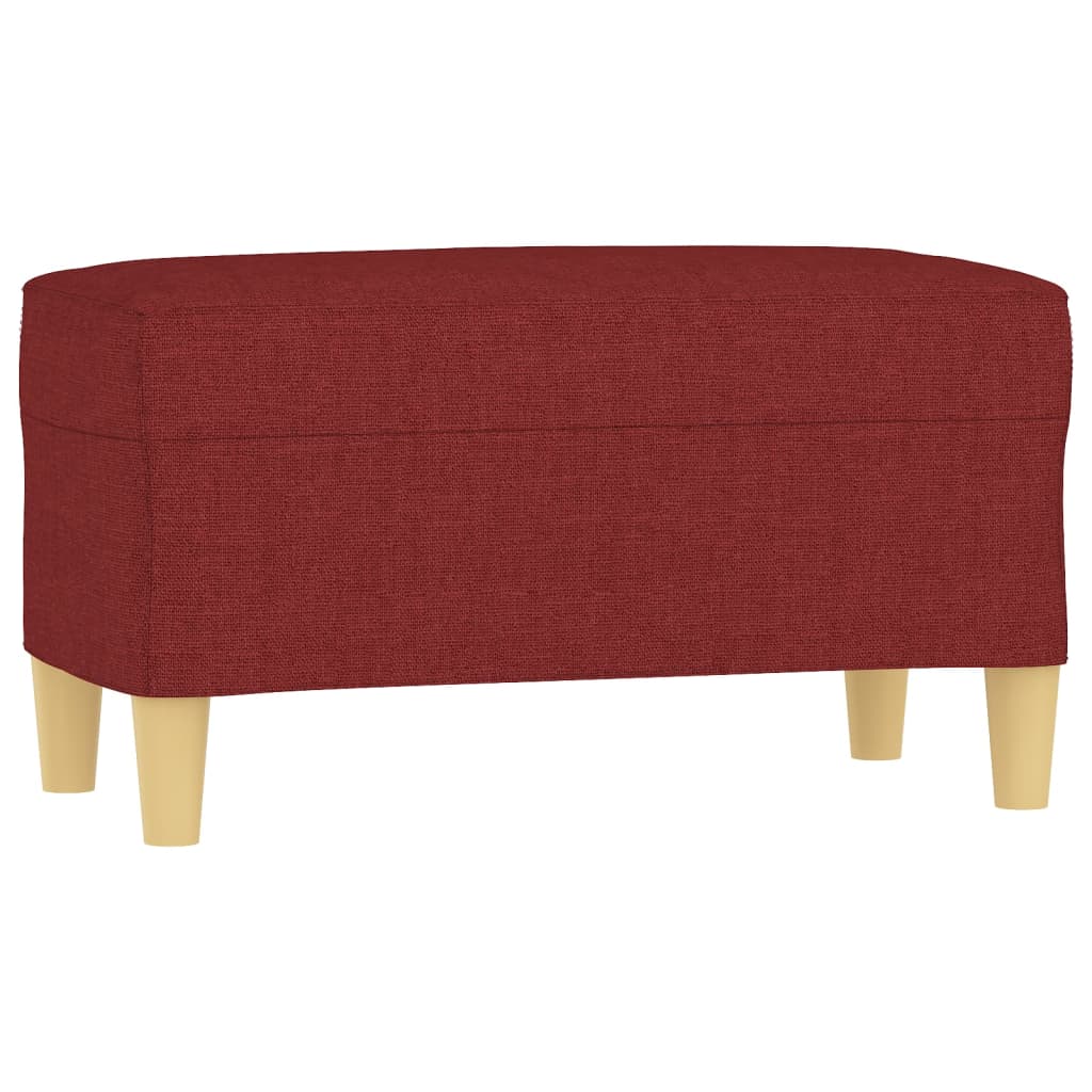 Klupa Crvena boja vina 70 x 35 x 41 cm od tkanine