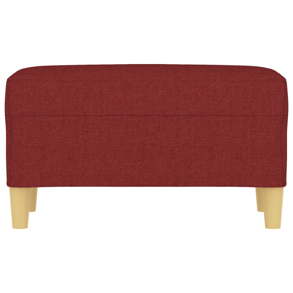 Klupa Crvena boja vina 70 x 35 x 41 cm od tkanine