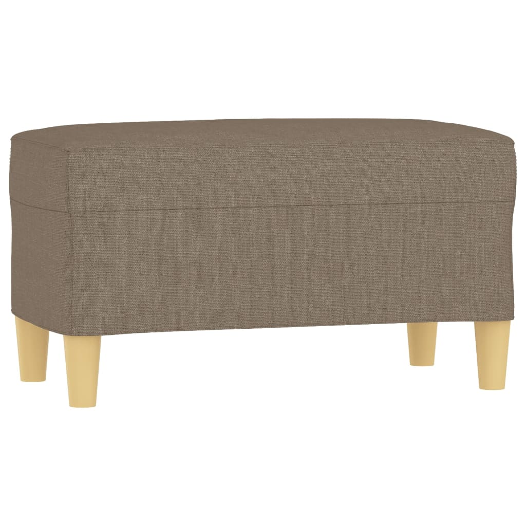 Klupa smeđesiva 70 x 35 x 41 cm od tkanine