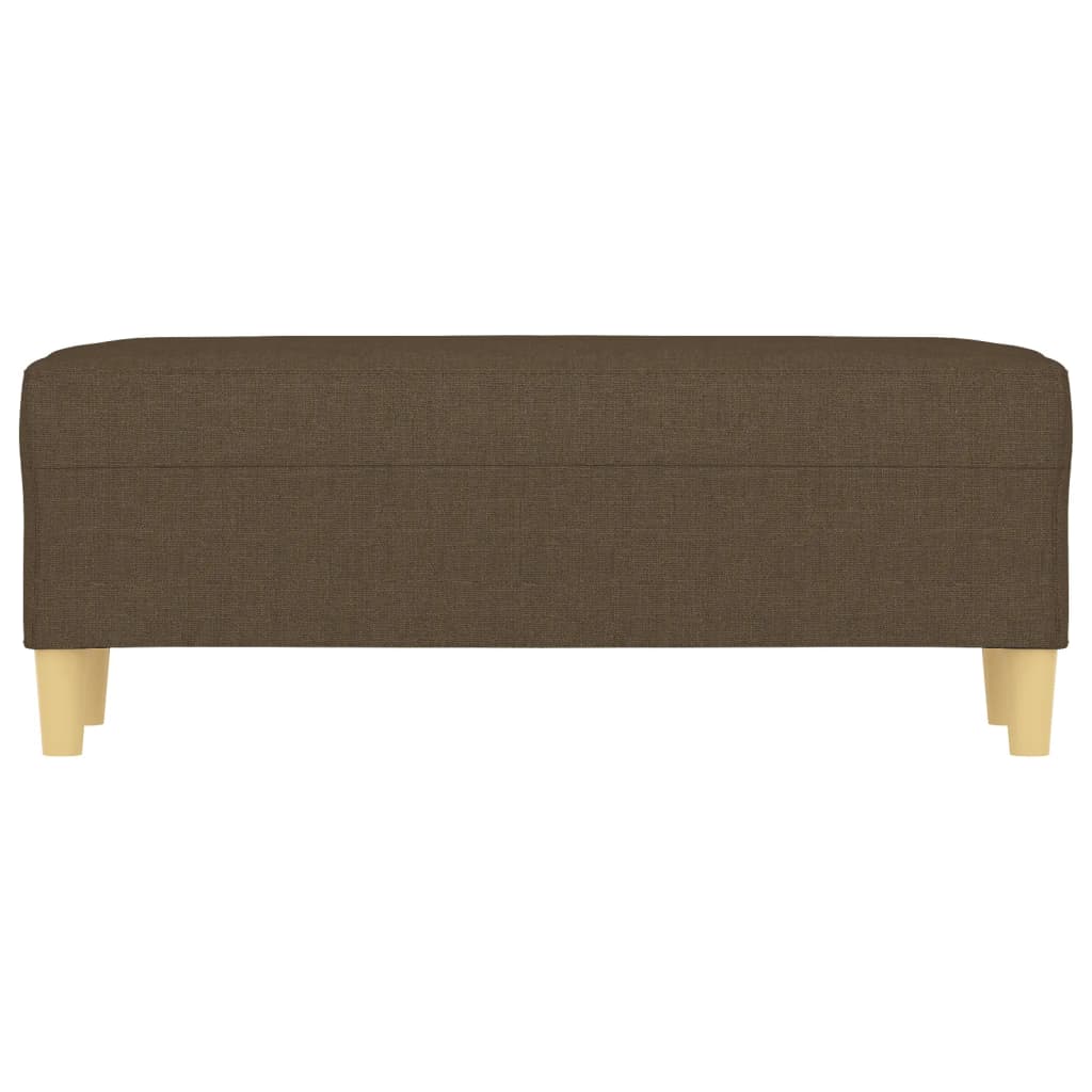 Klupa smeđa 100x30x30 cm od tkanine