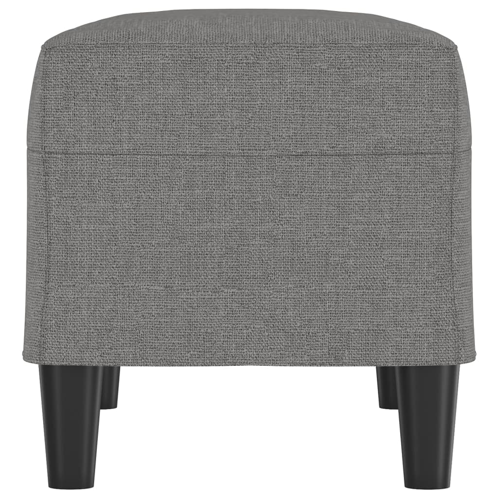 Klupa tamnosiva 70 x 35 x 41 cm od tkanine