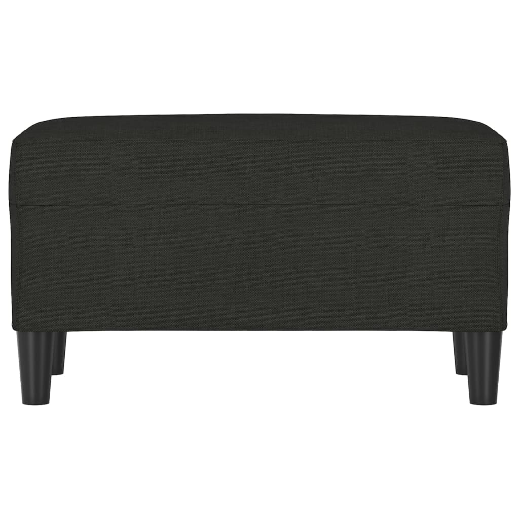 Klupa crna 70x35x41 cm od tkanine