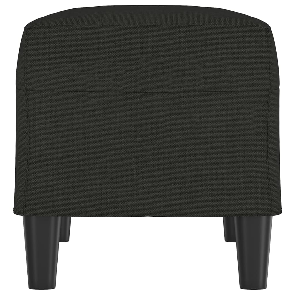Klupa crna 70x35x41 cm od tkanine