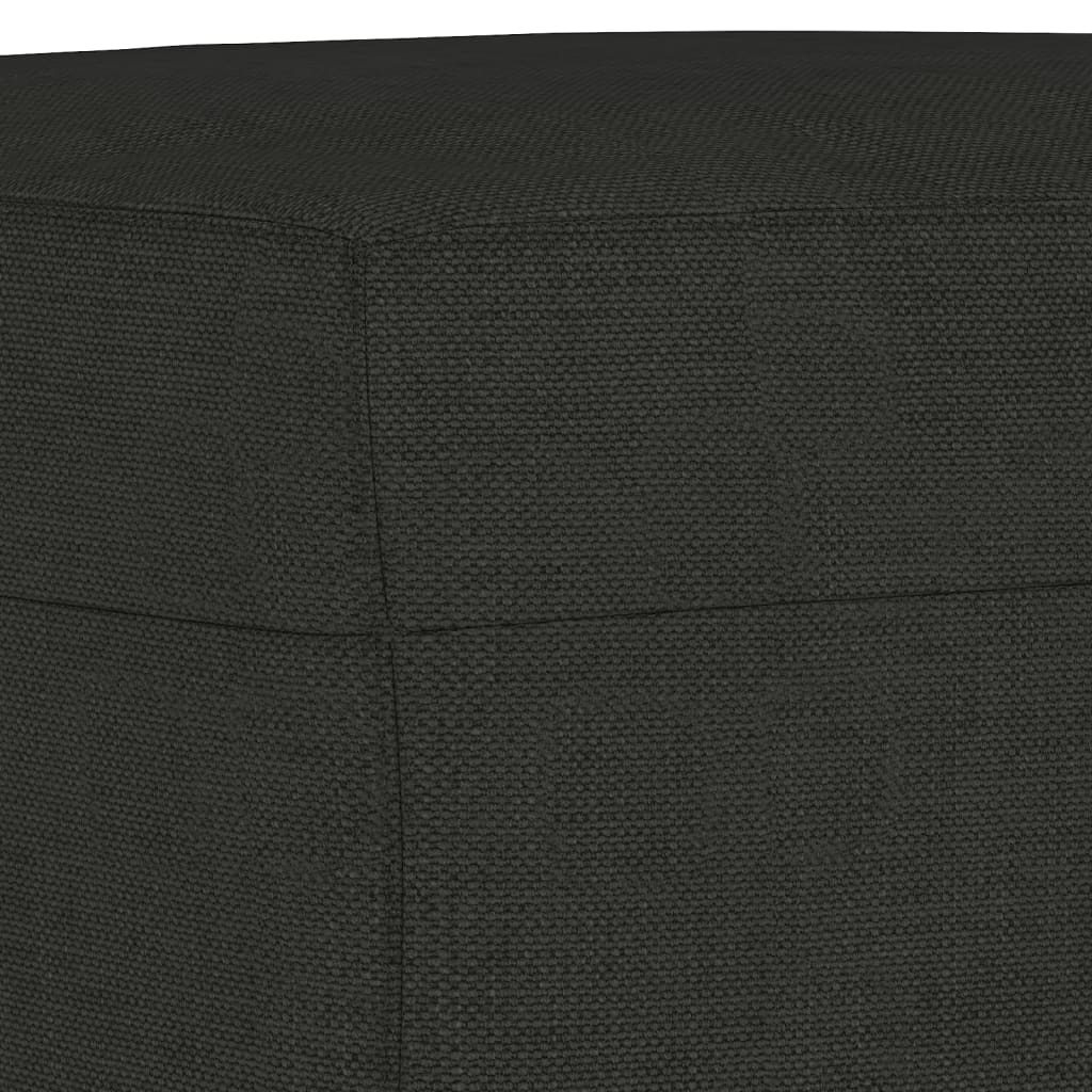 Klupa crna 70x35x41 cm od tkanine