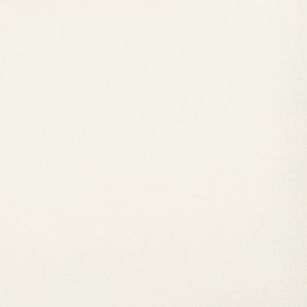 Klupa krem 70 x 35 x 41 cm od umjetne kože
