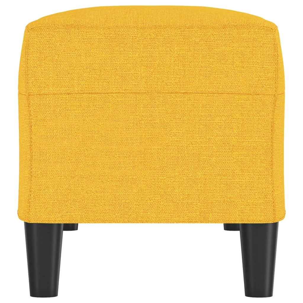 Klupa Svjetložuta 100 x 35 x 41 cm od tkanine