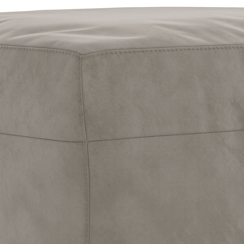 Klupa svjetlosiva 100 x 35 x 41 cm baršunasti