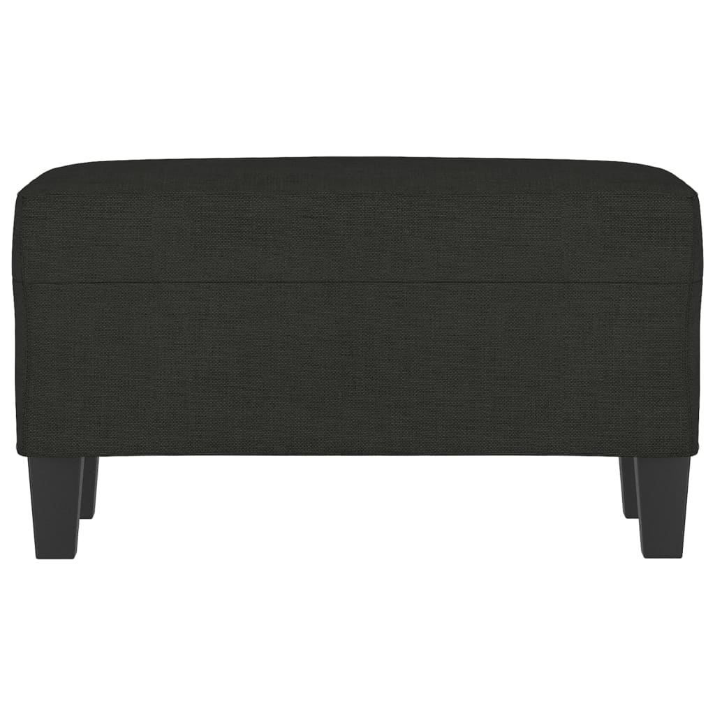 Klupa crna 70x35x41 cm od tkanine