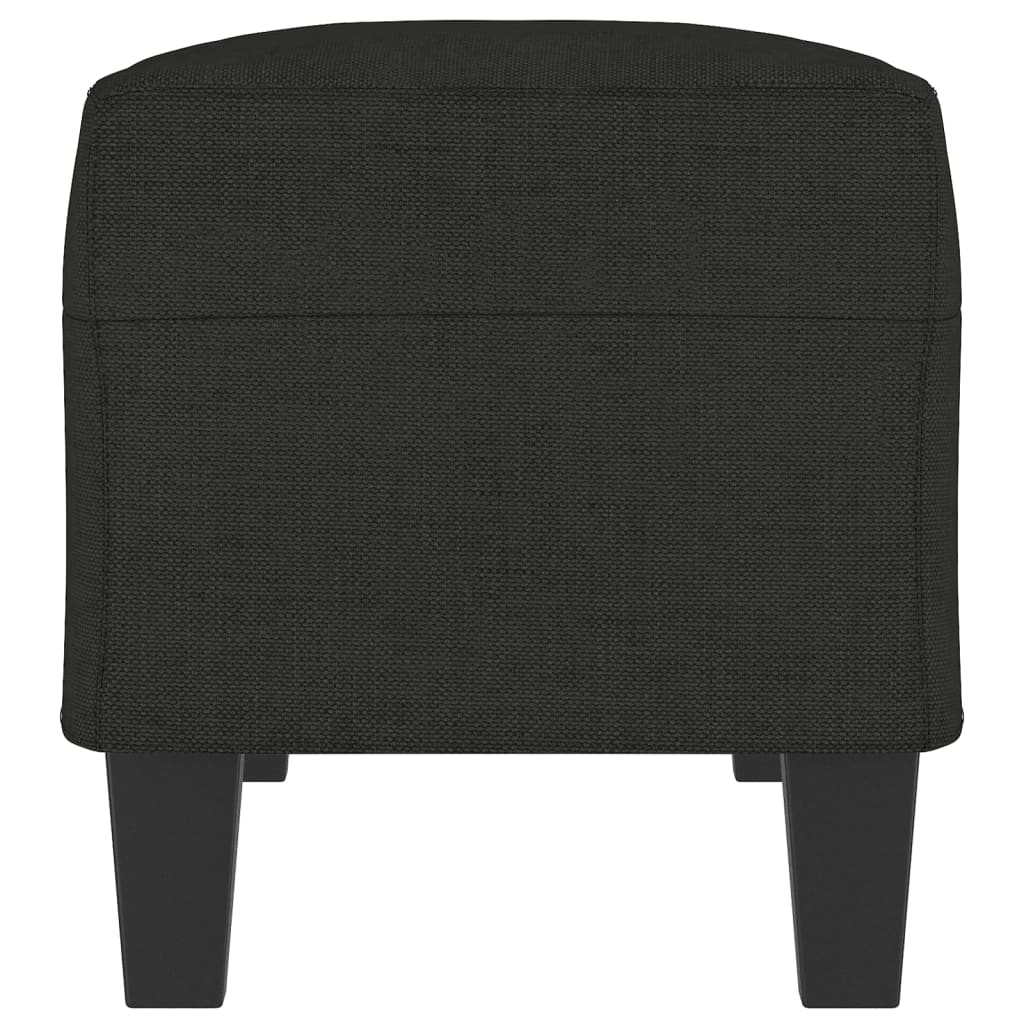 Klupa crna 100x35x41 cm od tkanine