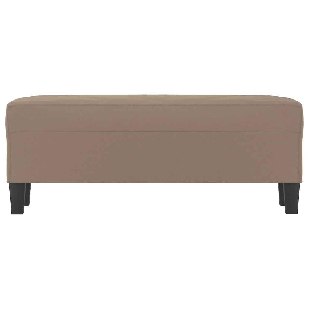 Klupa smeđesiva 100 x 35 x 41 cm od mikrovlakana