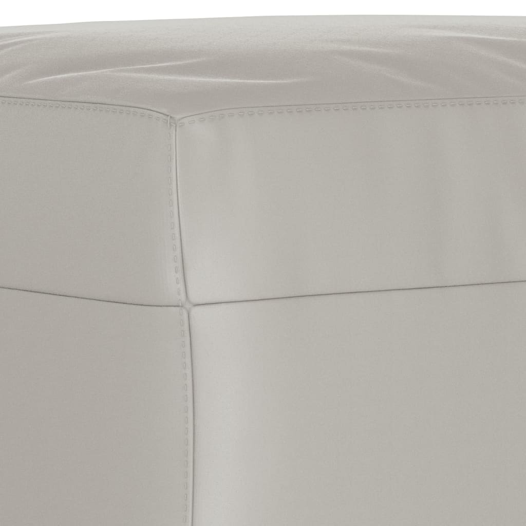 Klupa svjetlosiva 100 x 35 x 41 cm od mikrovlakana