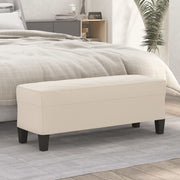 Klupa krem 100x35x41 cm od mikrovlakana