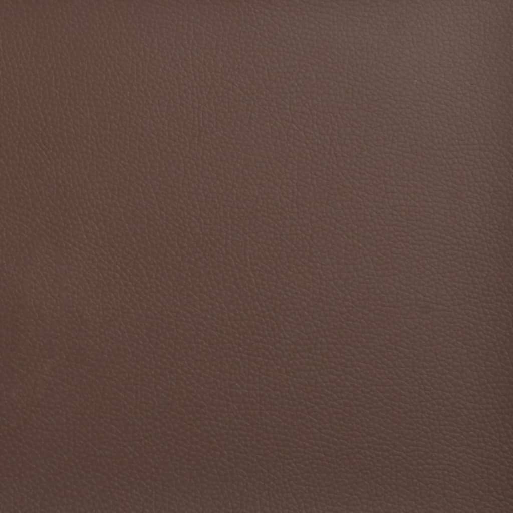 Ukrasni jastuci 2 kom smeđi 40 x 40 cm od umjetne kože