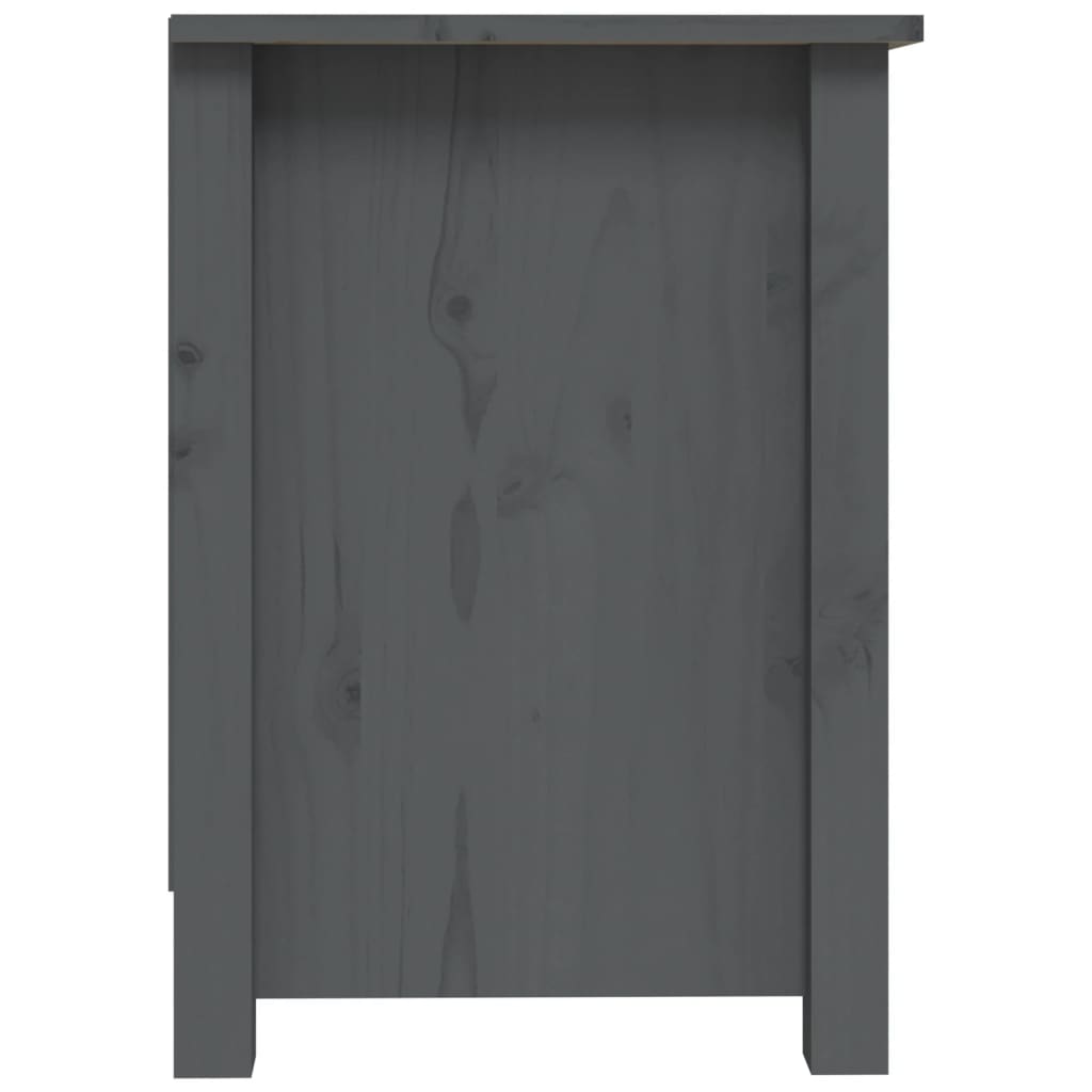 TV ormarić sivi 103 x 36,5 x 52 cm od masivne borovine