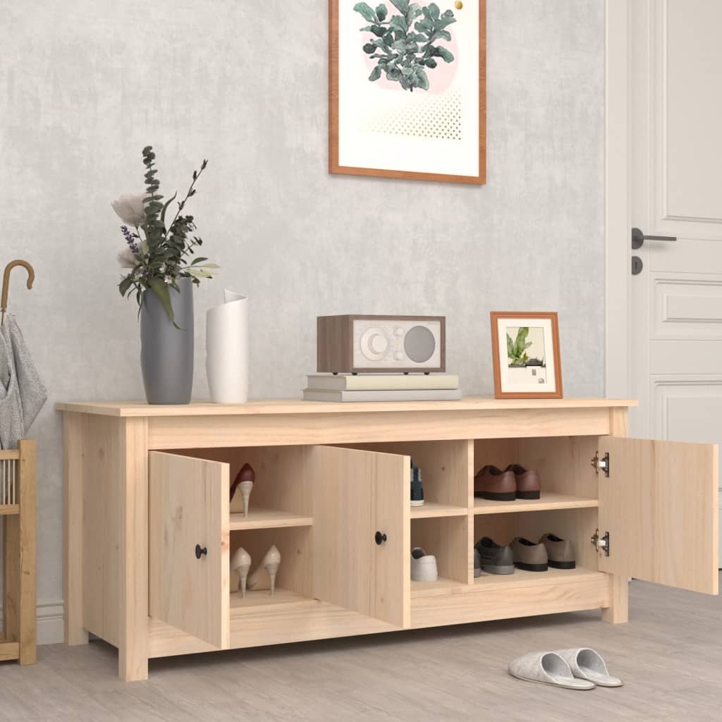 Ormarić za cipele 110 x 38 x 45,5 cm od masivne borovine