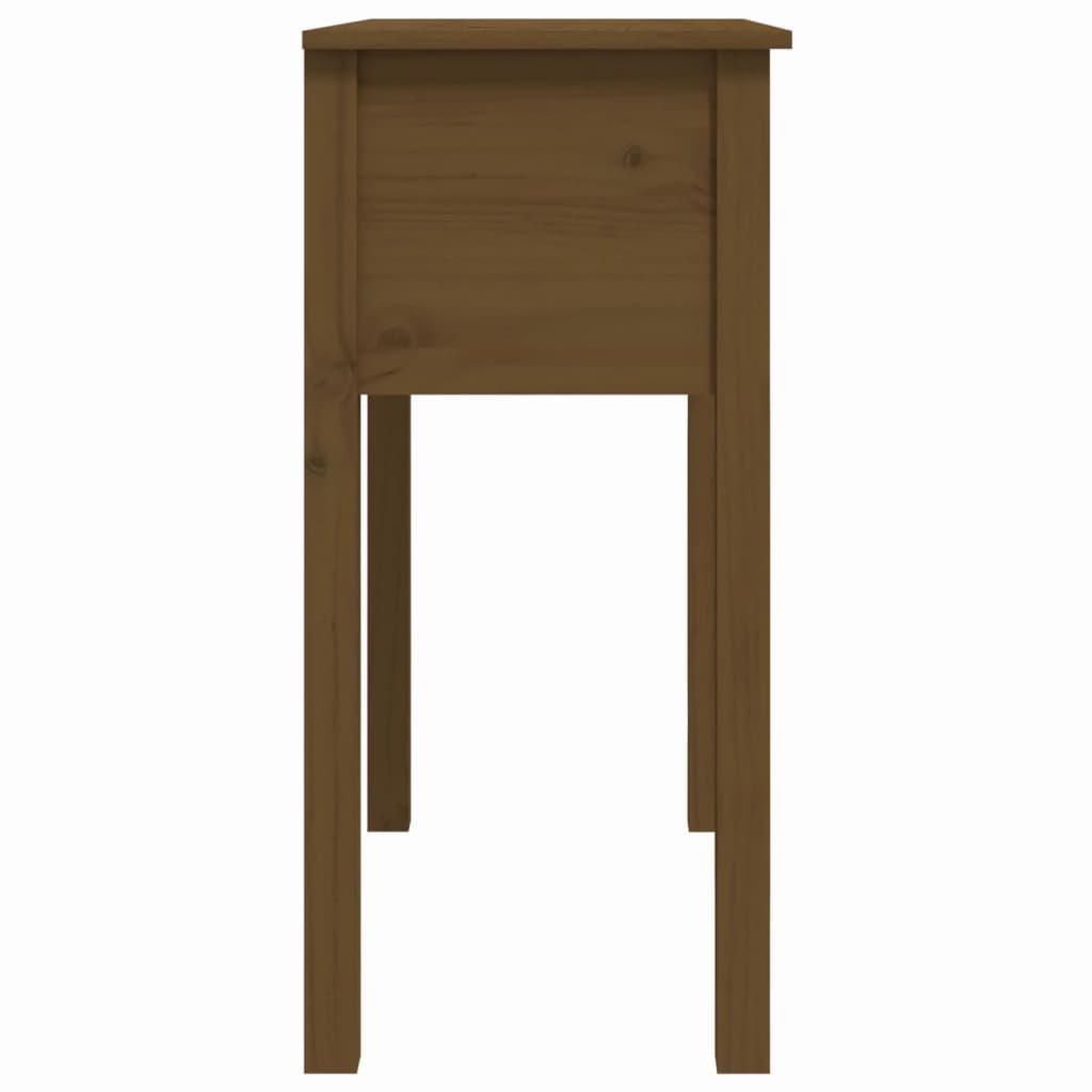 Konzolni stol boja meda 70 x 35 x 75 cm od masivne borovine