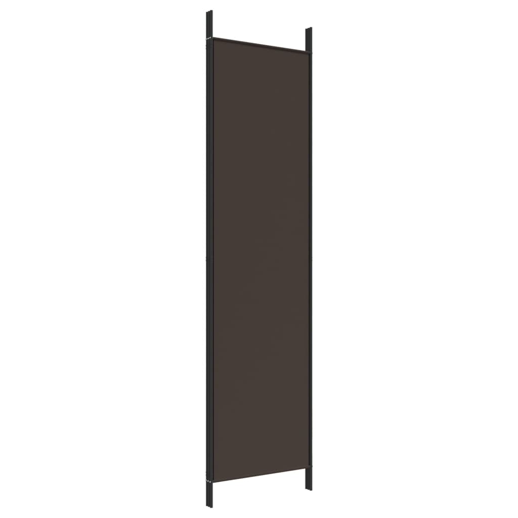 Sobna pregrada s 3 panela smeđa 150x200 cm od tkanine