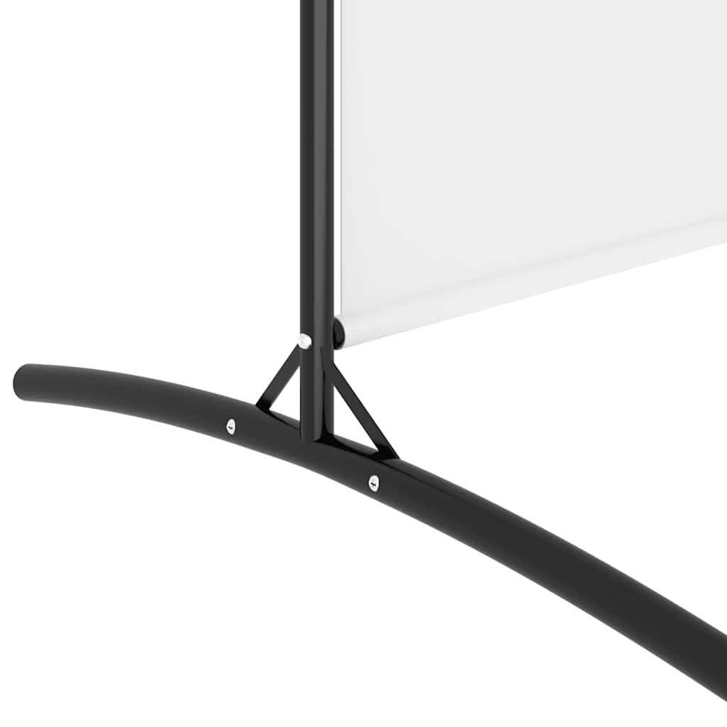Sobna pregrada s 2 panela bijela 175 x 180 cm od tkanine