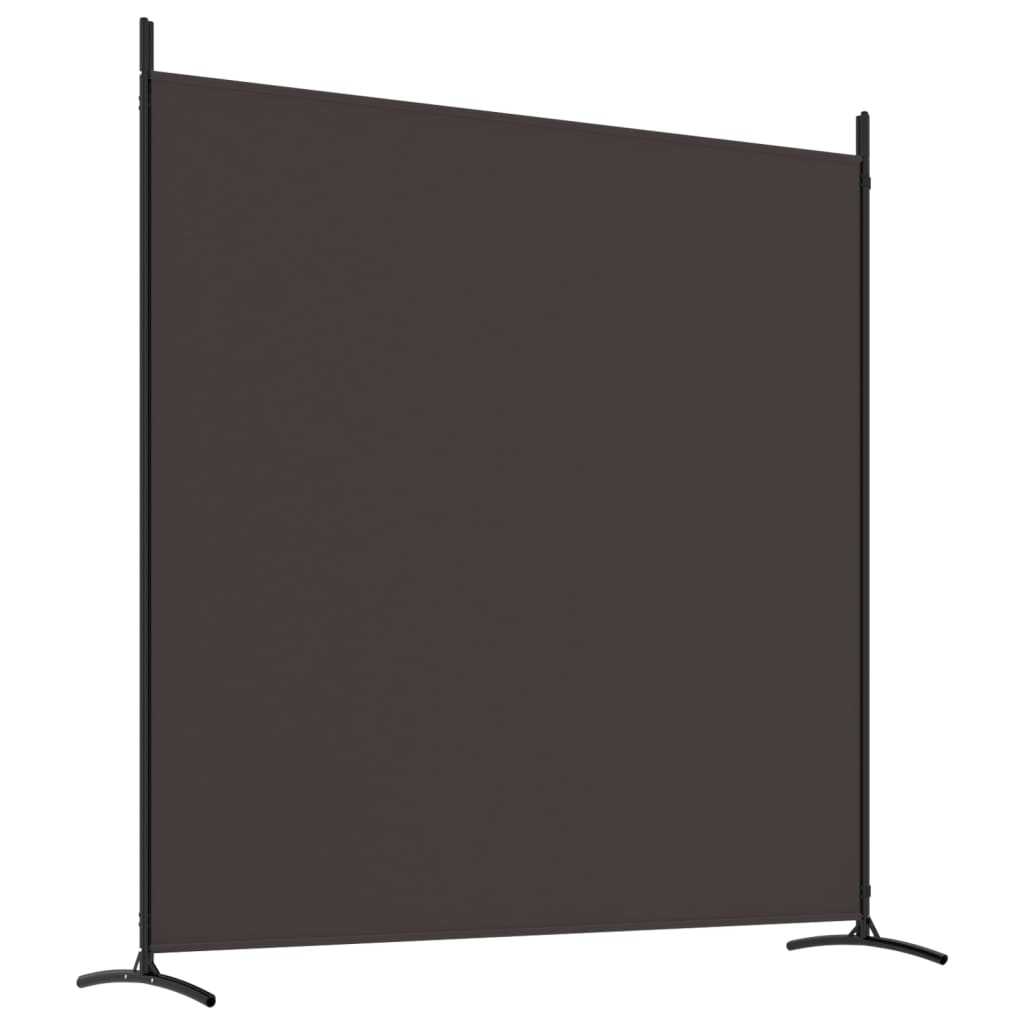 Sobna pregrada s 3 panela smeđa 525 x 180 cm od tkanine