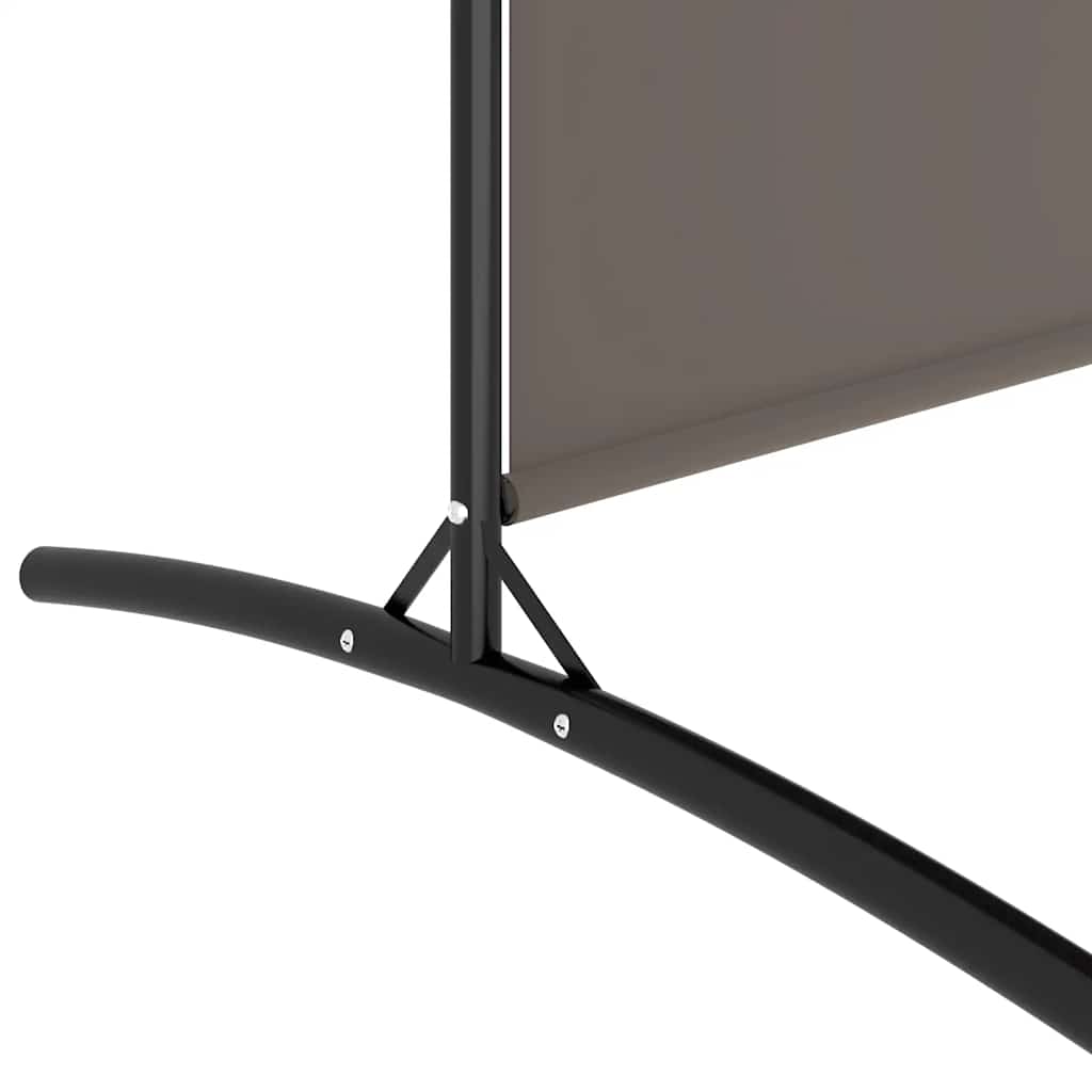 Sobna pregrada s 4 panela antracit 698 x 180 cm od tkanine