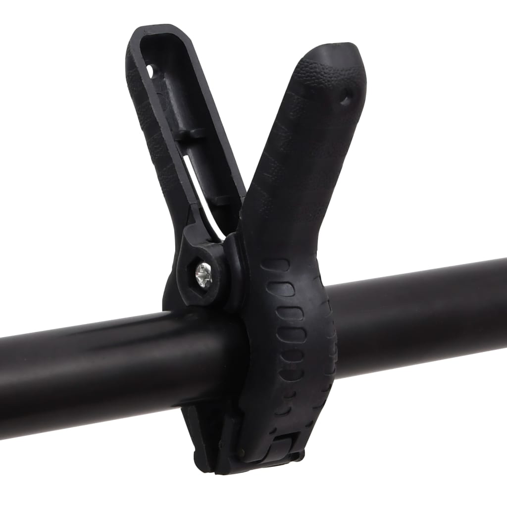 Stalak za pozadinu u obliku slova T crni 151x60x(70-200) cm