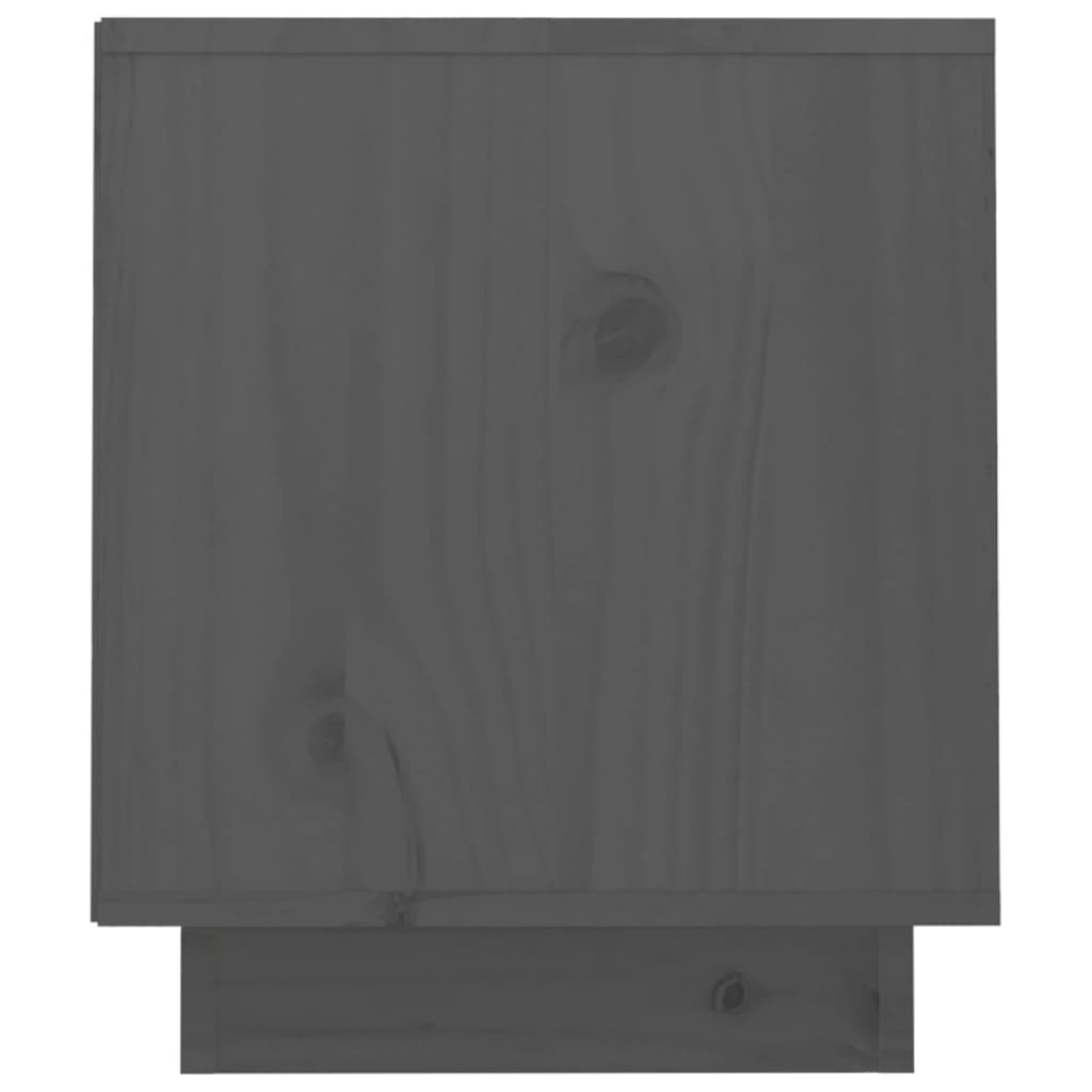 TV ormarić sivi 70 x 34 x 40 cm od masivne borovine