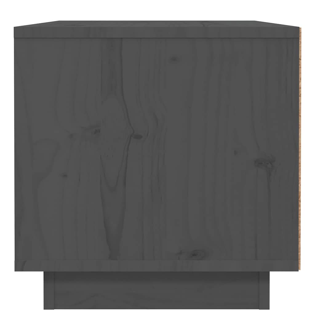 Noćni ormarići 2 kom sivi 40 x 34 x 35 cm od masivne borovine