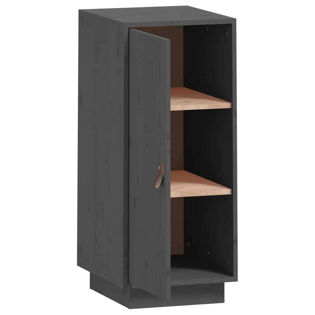Komoda siva 34 x 40 x 75 cm od masivne borovine