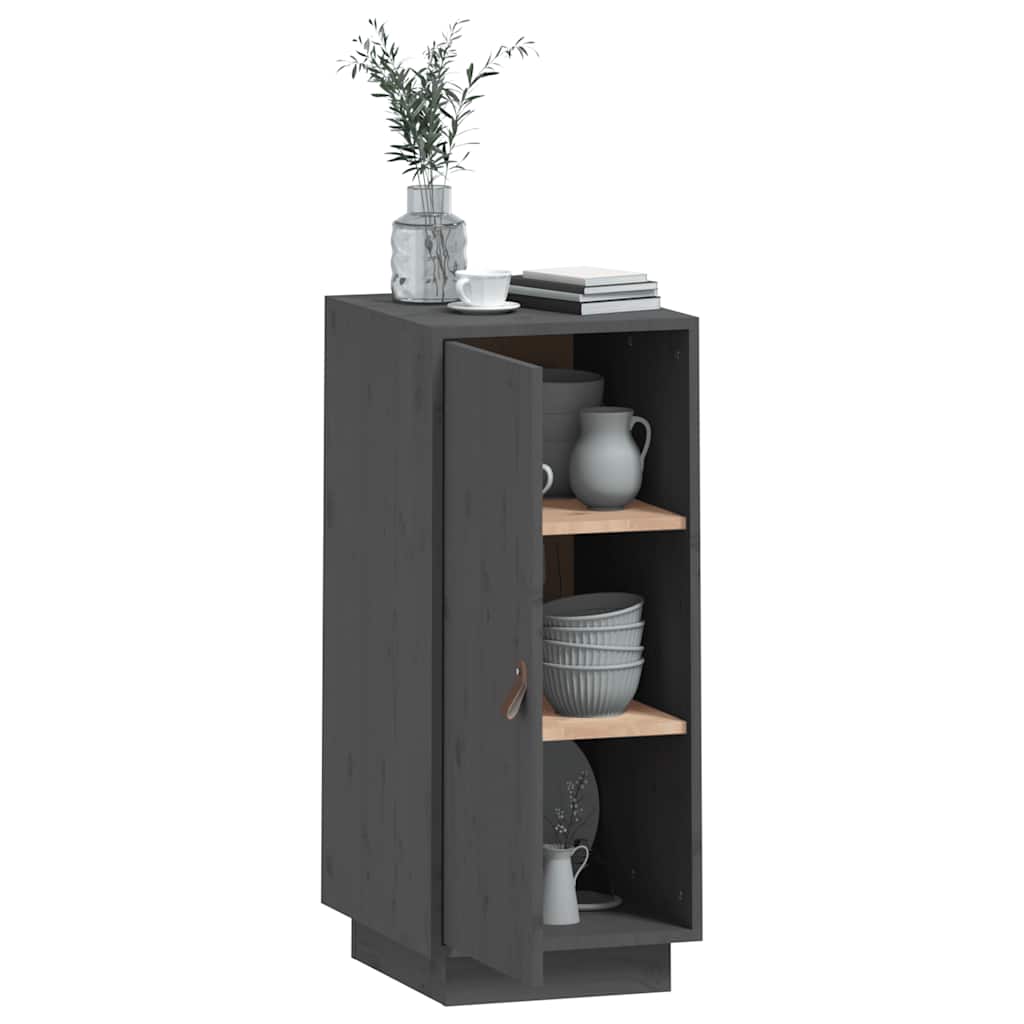 Komoda siva 34 x 40 x 75 cm od masivne borovine