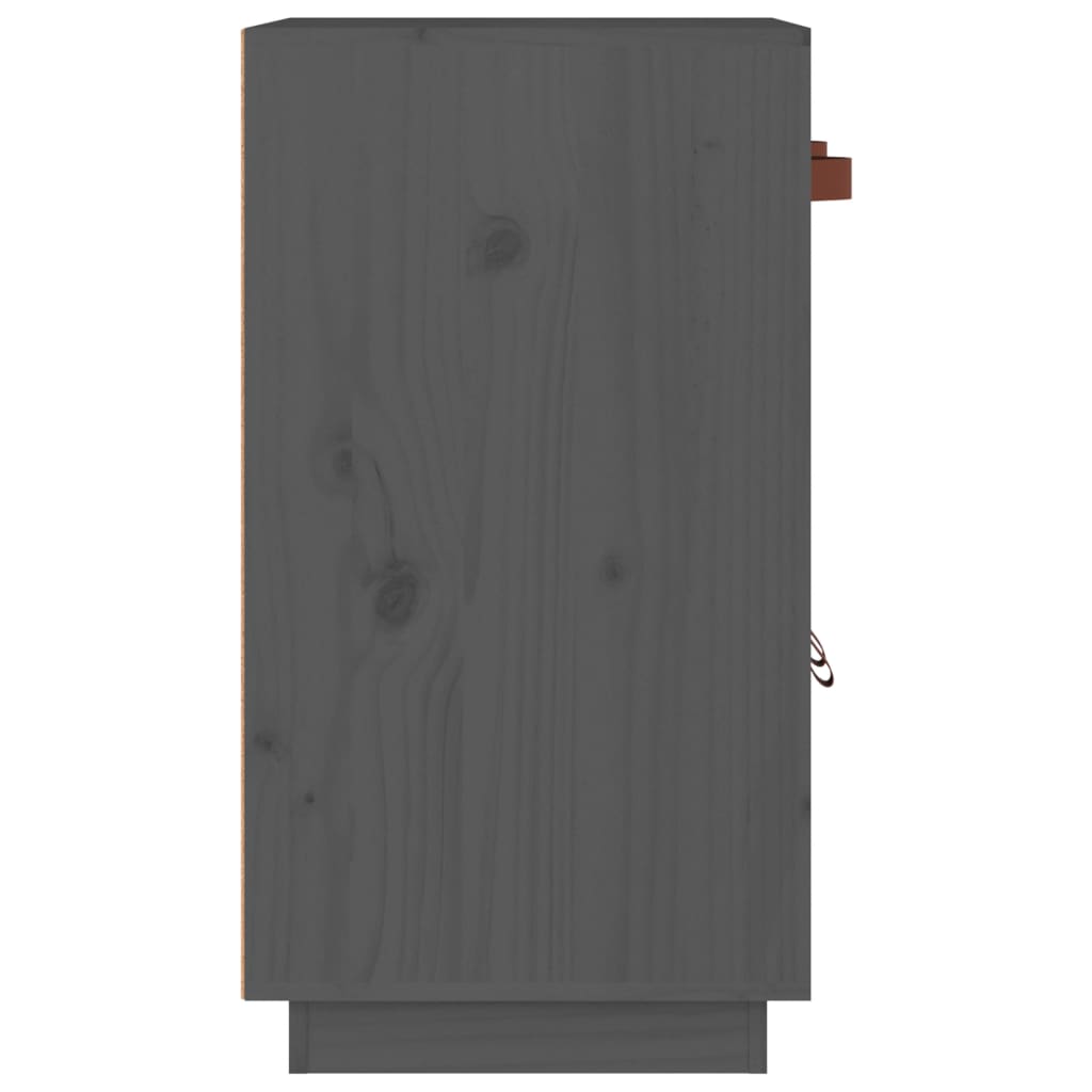 Komoda siva 65,5 x 40 x 75 cm od masivne borovine
