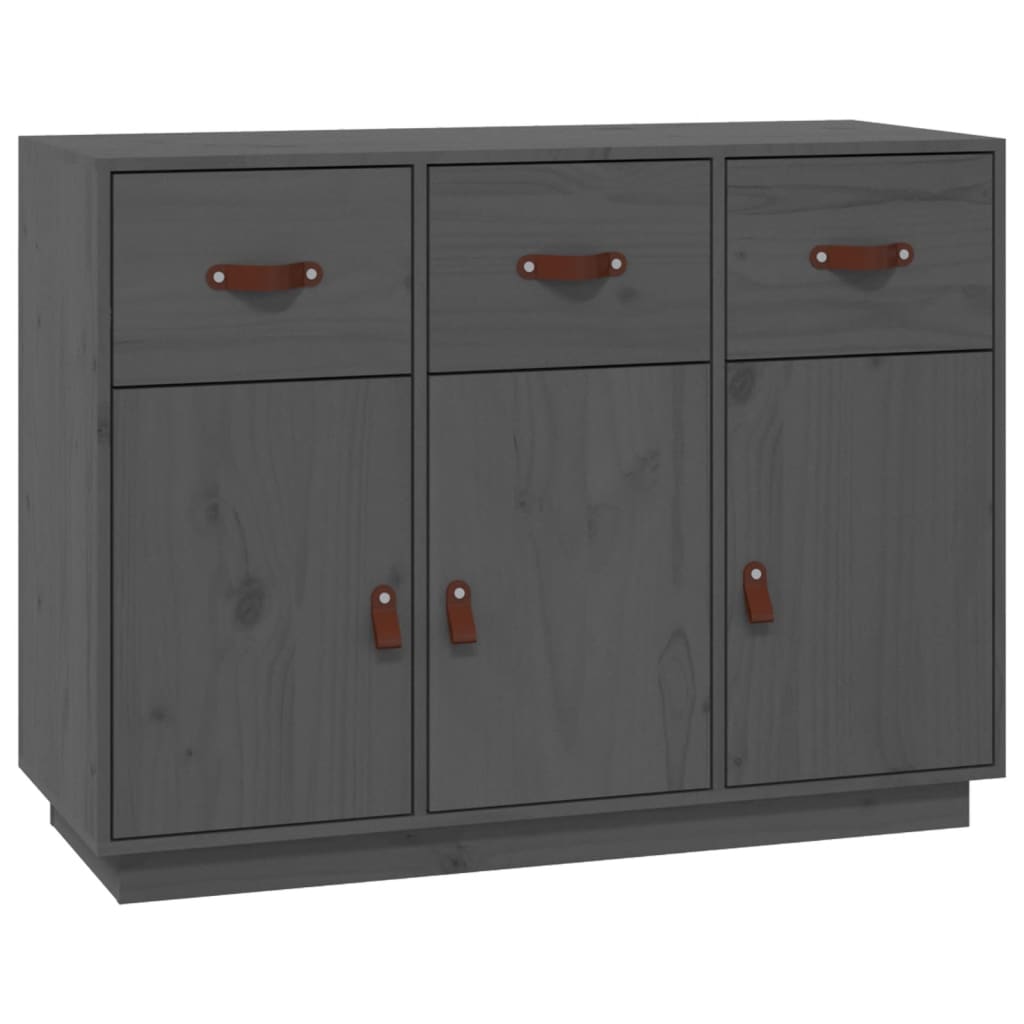 Komoda siva 100 x 40 x 75 cm od masivne borovine